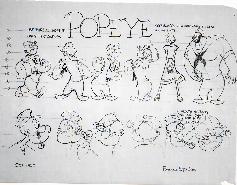 Famous Model Sheets | What About Thad?